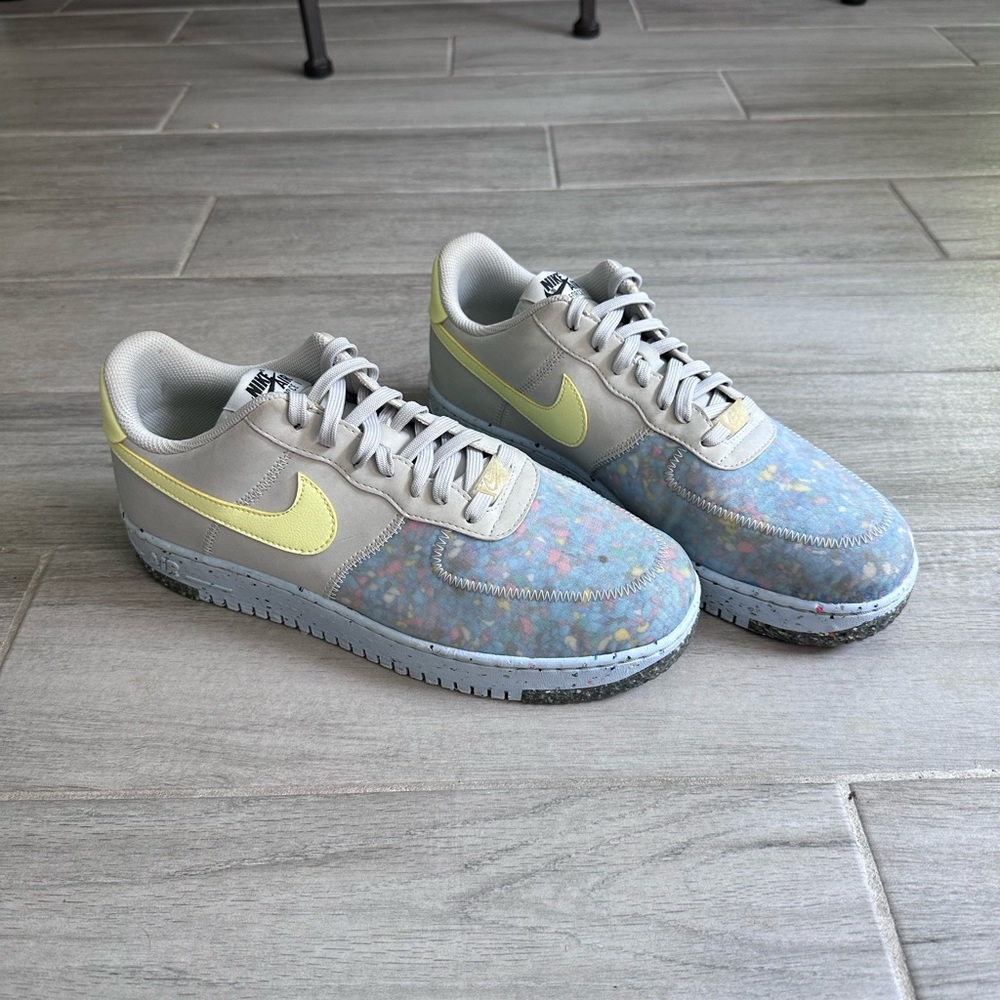 Nike Air Force 1 Crater Pure Platinum Barely Volt